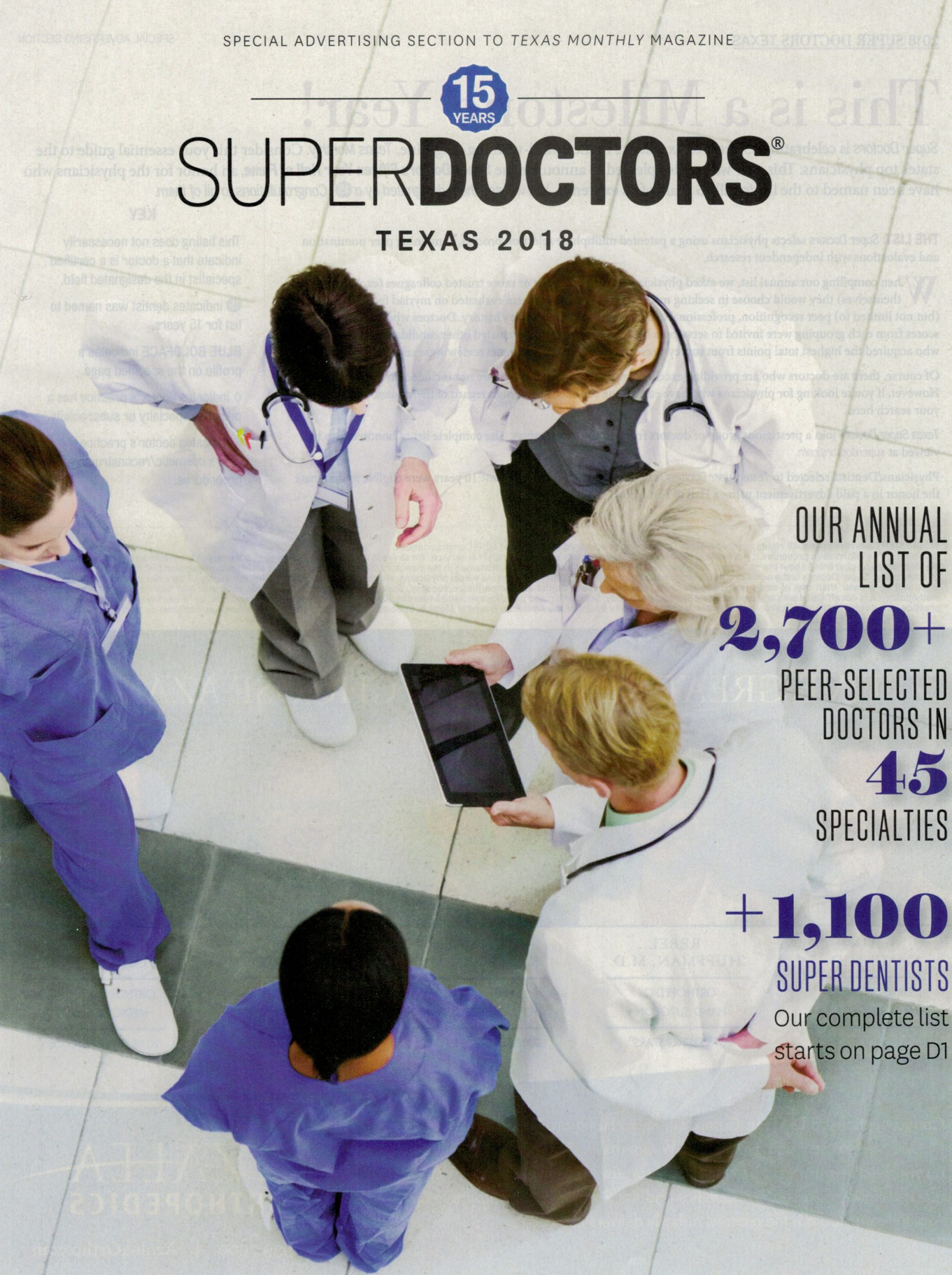Superdoctors Texas 2018.