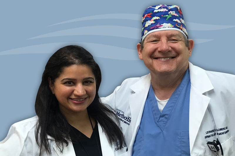 Kruti Gandhi, Physician Assistant, with Dr. Leonard Goldberg, MD
