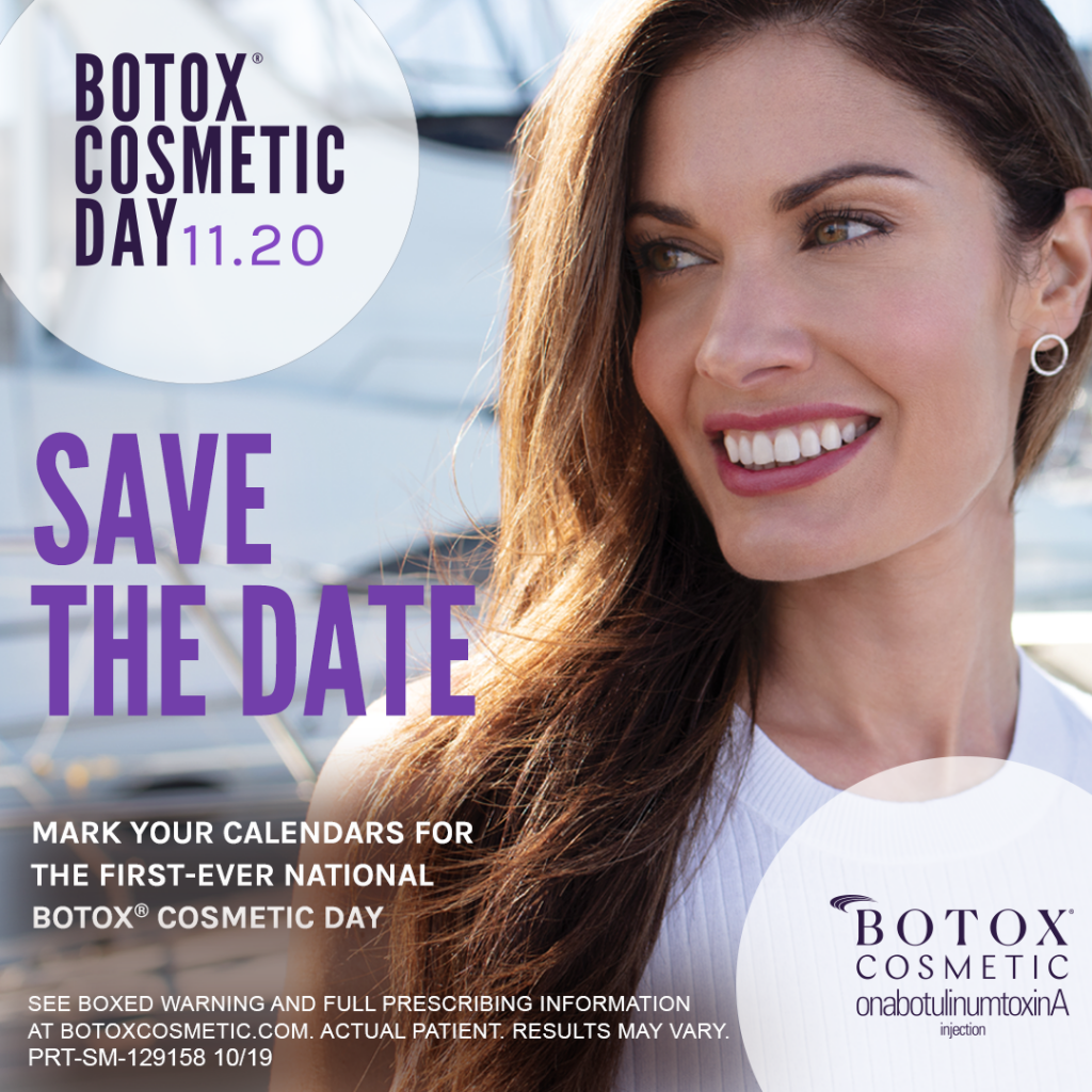 BOTOX Cosmetic day, 11/20.