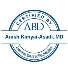 certified by ABD - Dr. Kimyai-Asadi