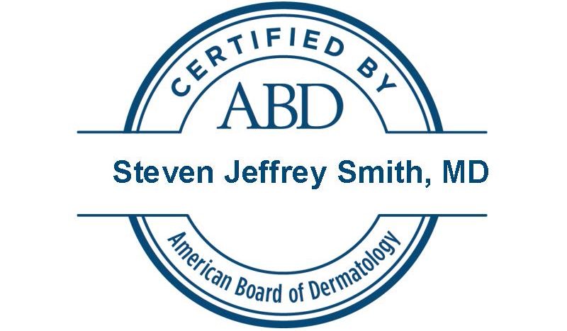 Certified by the American Board of Dermatology