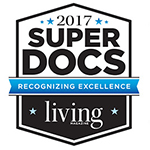 2017 SuperDocs, recognizing excellence, Living Magazine.