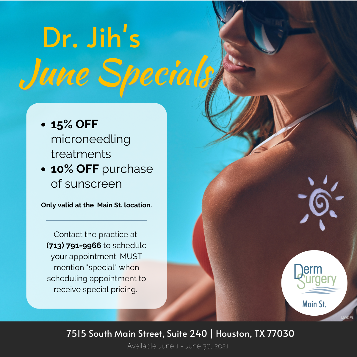 Dr. Jih's June Specials