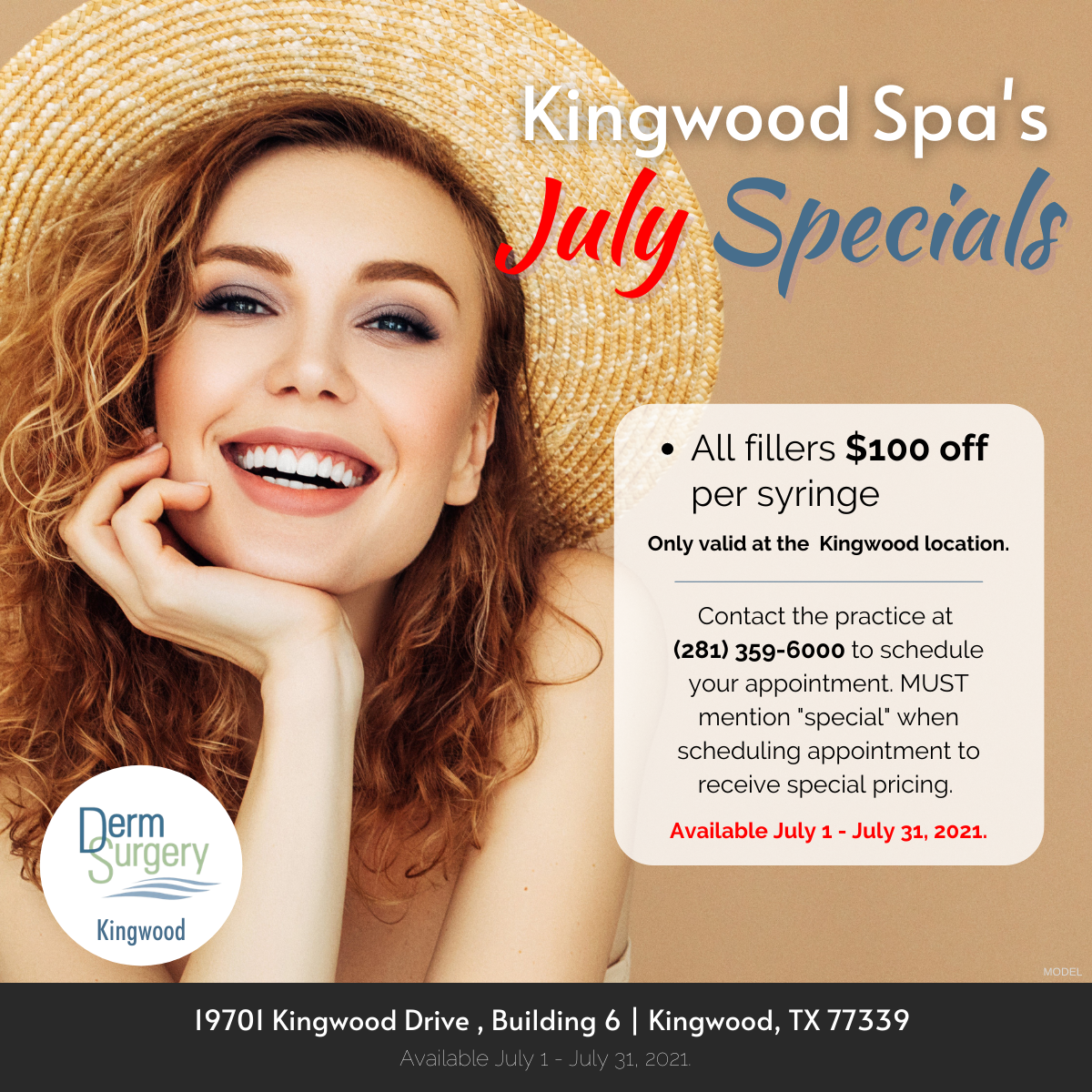 Kingwood Spa's July Specials