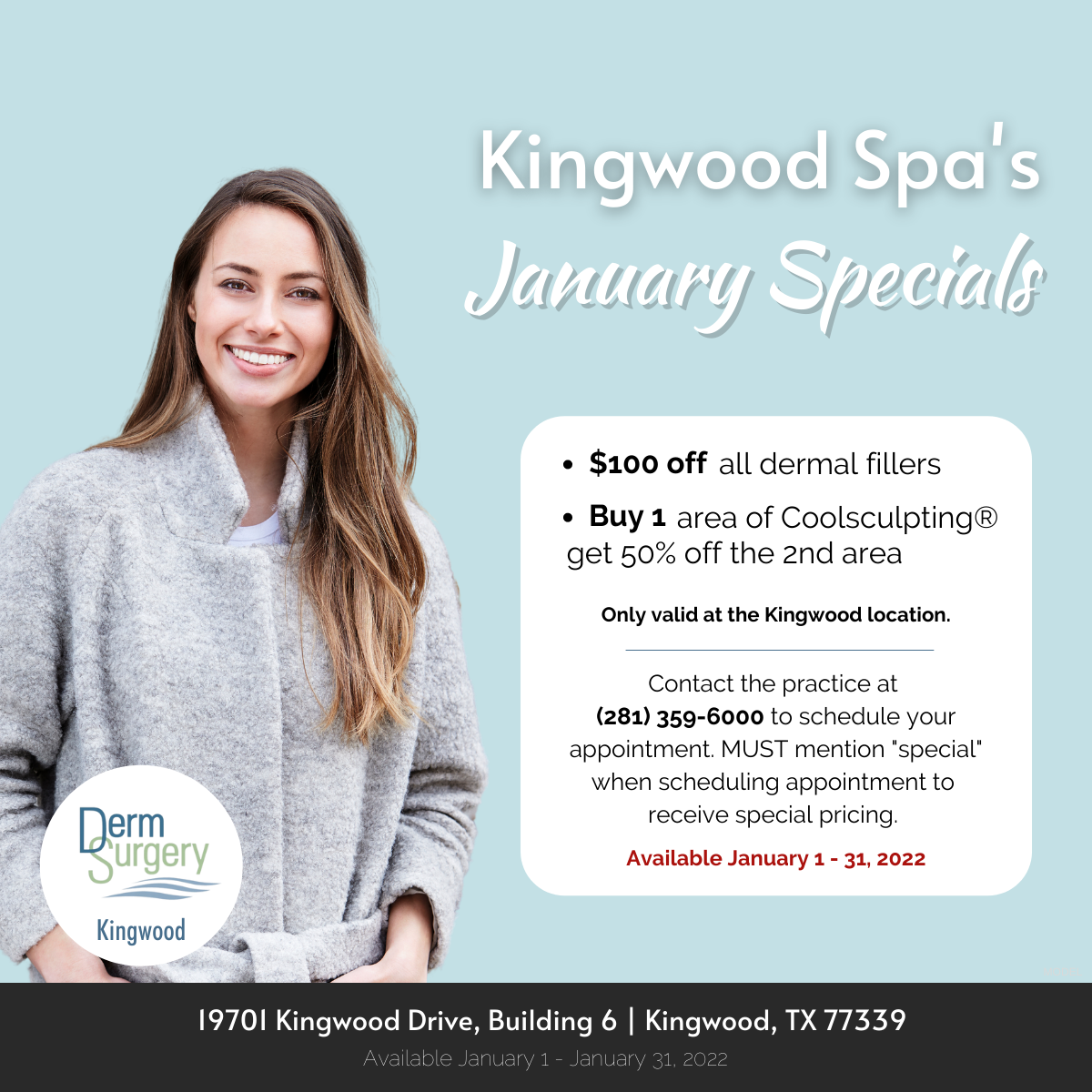 Kingwood Spa's January Specials