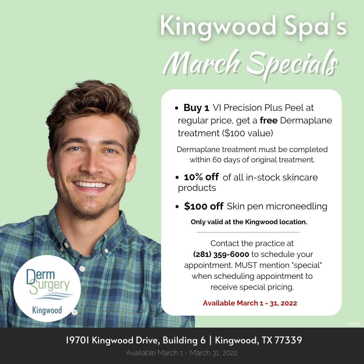 Kingwood Spa's March Specials