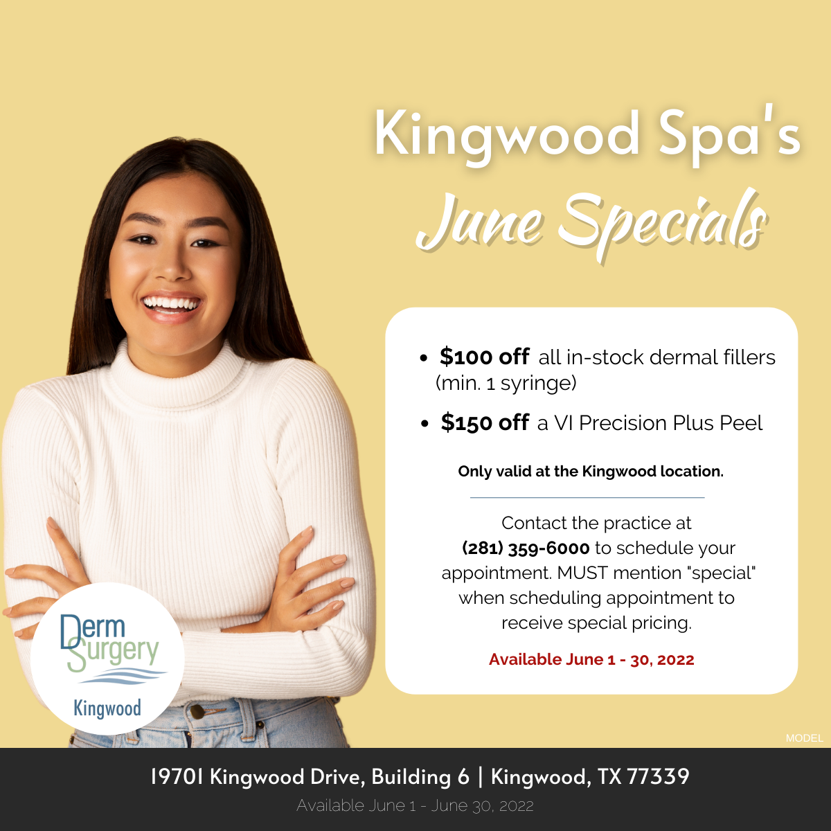 Kingwood Spa's June Specials 2022