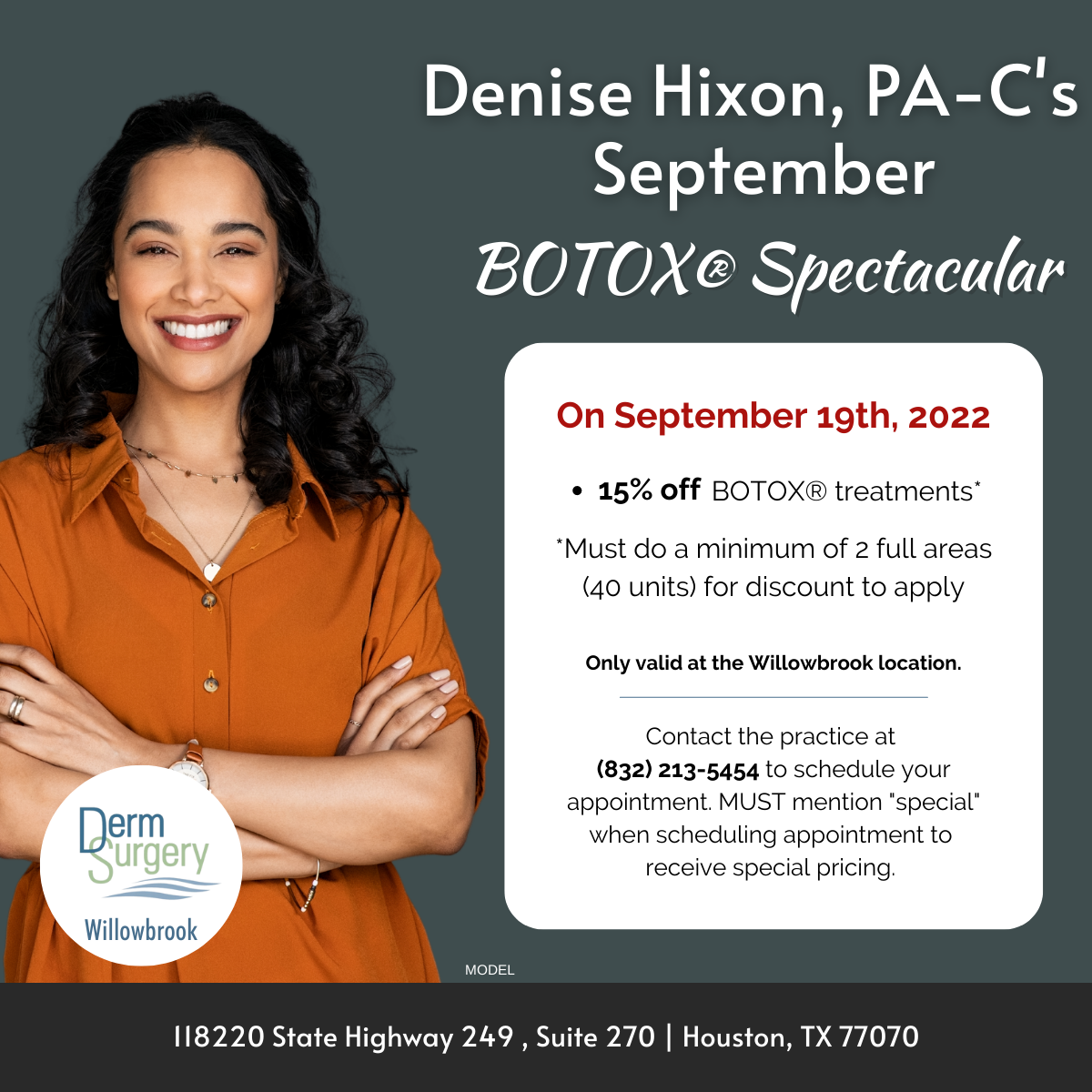 Denis Hixon, PA-C's BOTOX® Spectacular