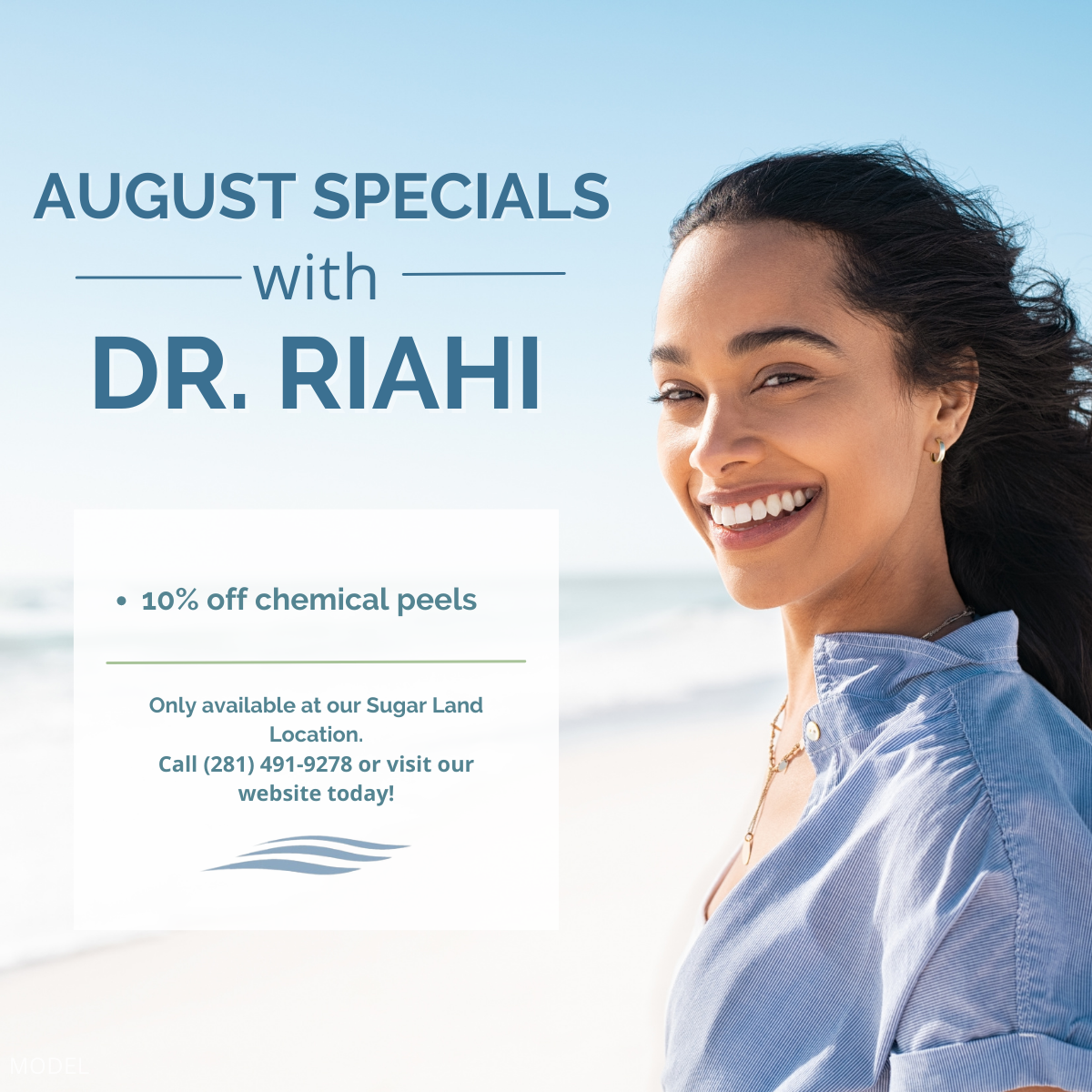 Dr. Riahi's August 2023 Specials