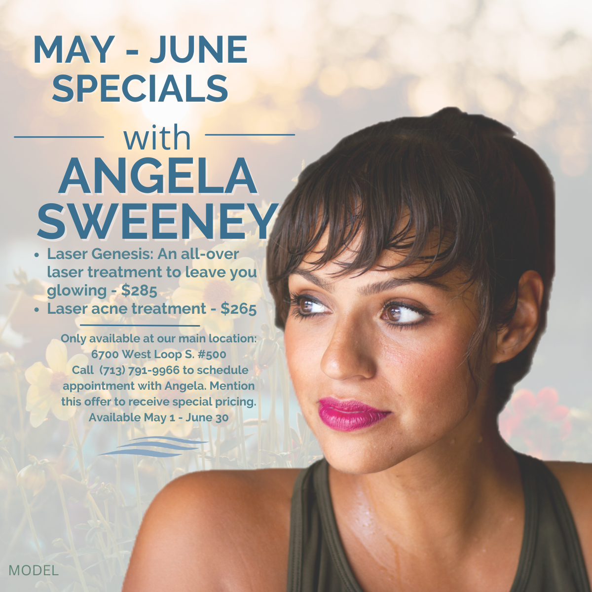 Angela Sweeney's May - June 2024 Specials