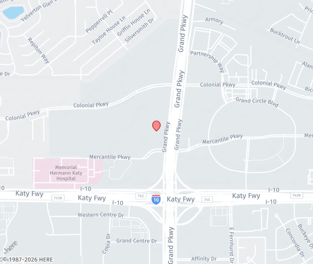 Location Map: 1331 West Grand Parkway North, 370 Katy, Texas 77493
