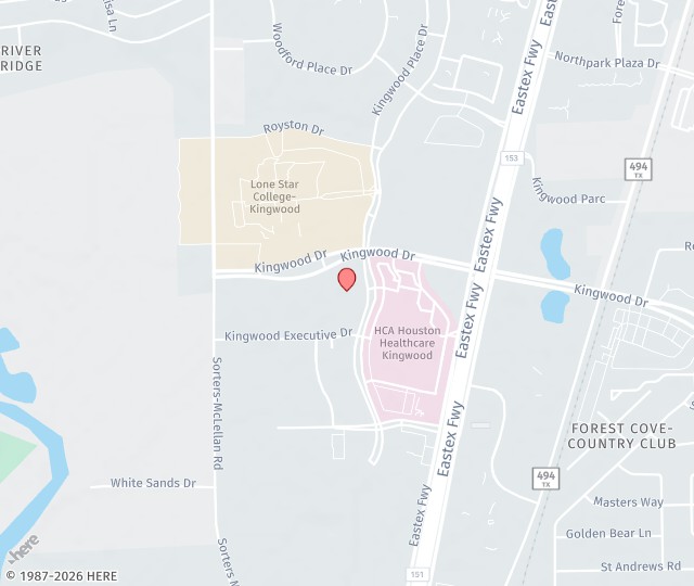 Location Map: 19701 Kingwood Drive, Building 6 Kingwood, Texas 77339