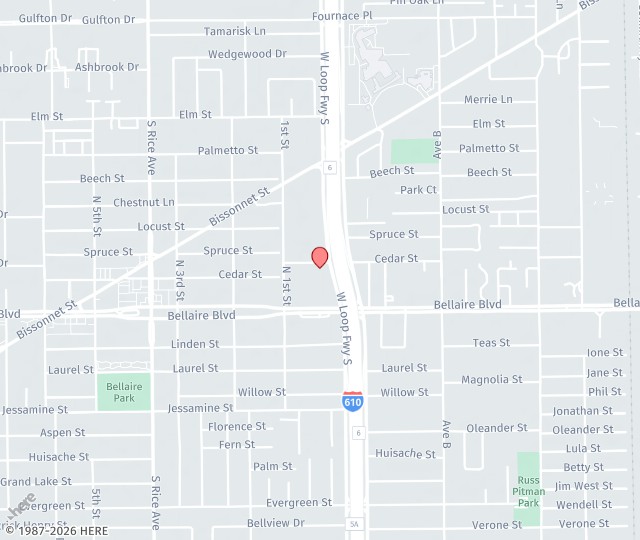 Location Map: 6700 West Loop South STE 450 Bellaire, Texas 77401