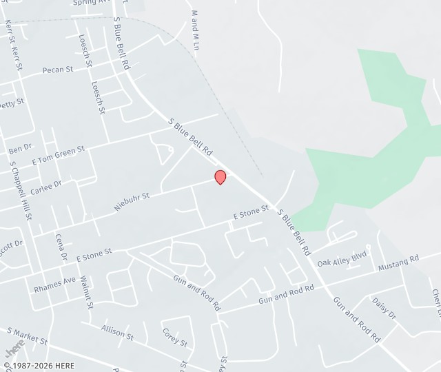 Location Map: 1910 Niebuhr Street Brenham, Texas 77833