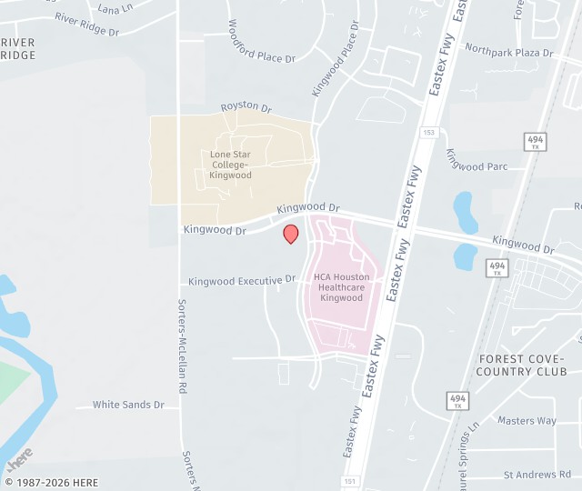 Location Map: 19701 Kingwood Drive, Building 6 Kingwood, Texas 77339